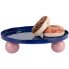 Plateau rond en métal Double Funky Large
