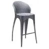 Chaise haute en polyrésine