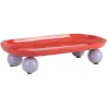 Plateau oval en métal Double Funky Large