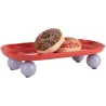 Plateau oval en métal Double Funky Large