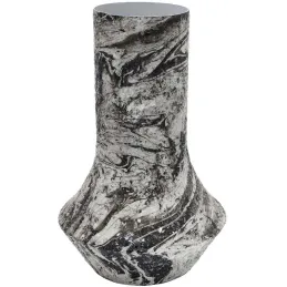 Vase en métal Mosaic Marble