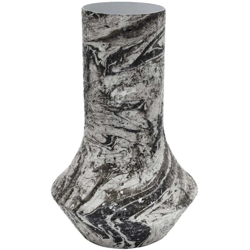 Vase en métal Mosaic Marble