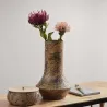Vase en métal Mosaic Marble
