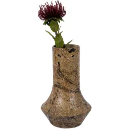 Vase en métal Mosaic Marble