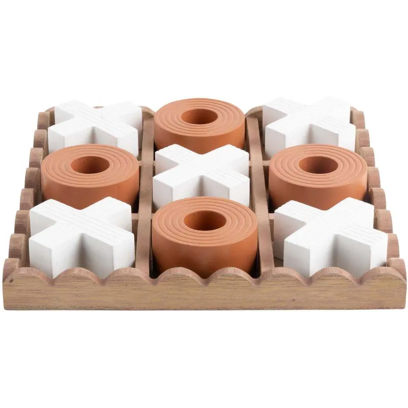 Jeu de morpion en MDF Tic Tac
