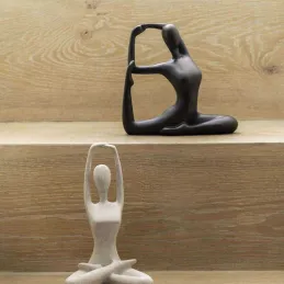 Statue en polyrésine Yoga Bow