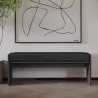 Banc en aggloméré avec coussin Pearl
