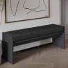 Banc en aggloméré avec coussin Pearl