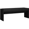 Banc en aggloméré avec coussin Pearl