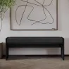 Banc en aggloméré avec coussin Pearl