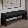 Banc en aggloméré avec coussin Pearl