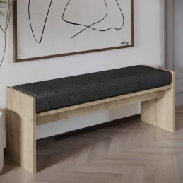 Banc en aggloméré avec coussin Pearl