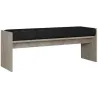 Banc en aggloméré avec coussin Pearl