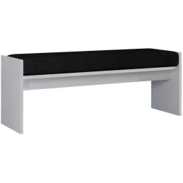 Banc en aggloméré avec coussin Pearl