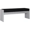 Banc en aggloméré avec coussin Pearl