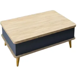 Table basse avec plateau modulable Dy Ada