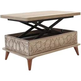 Table basse avec plateau modulable Ada