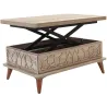 Table basse avec plateau modulable Ada