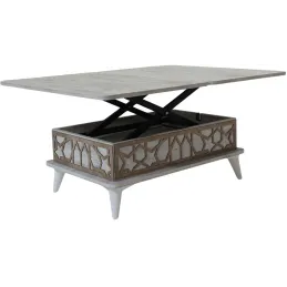 Table basse avec plateau modulable Ada