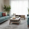 Table basse avec plateau modulable Ada