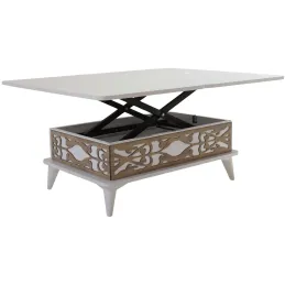 Table basse avec plateau modulable Ada