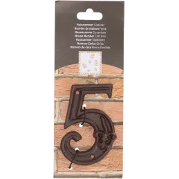 Numéro de maison en fonte