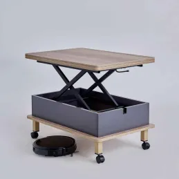 Table basse avec plateau modulable Dy Adt