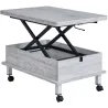 Table basse avec plateau modulable Dy Adt