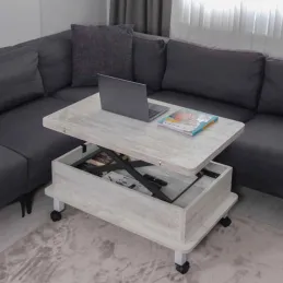 Table basse avec plateau modulable Dy Adt