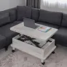 Table basse avec plateau modulable Dy Adt