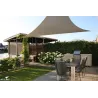 Voile d'ombrage triangulaire Coolfit sable