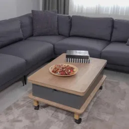 Table basse avec plateau modulable Helsinki