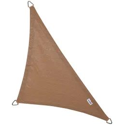 Voile d'ombrage triangulaire Coolfit sable