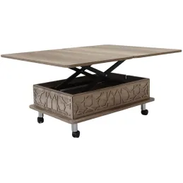Table basse modulable en agglomeré Adt