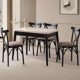 Table de repas extensible Dolunay