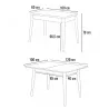 Table de repas extensible Dolunay
