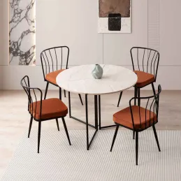 Table de repas ronde pliante Yaprak