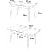 Table de repas extensible Aya
