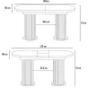 Table de repas extensible Gusto