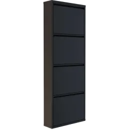 Meuble à chaussures 4 portes en métal