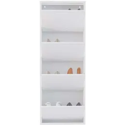 Meuble à chaussures 4 portes en métal