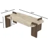 Table basse en aggloméré Leapiri
