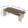 Table basse en aggloméré Leapiri