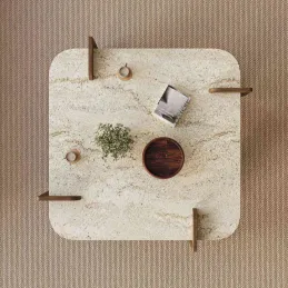 Table basse en aggloméré Afrolli