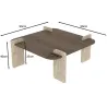 Table basse en aggloméré Afrolli
