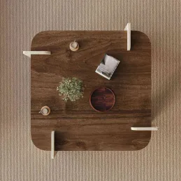 Table basse en aggloméré Afrolli
