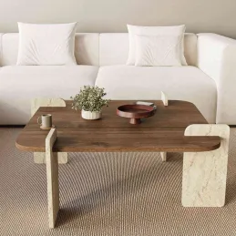 Table basse en aggloméré Afrolli