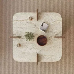 Table basse en aggloméré Poalla