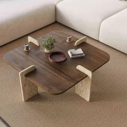 Table basse en aggloméré Poalla