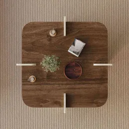 Table basse en aggloméré Poalla